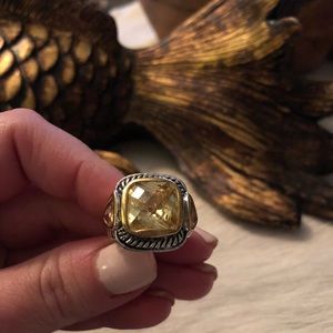 Yurmin inspired cocktail ring